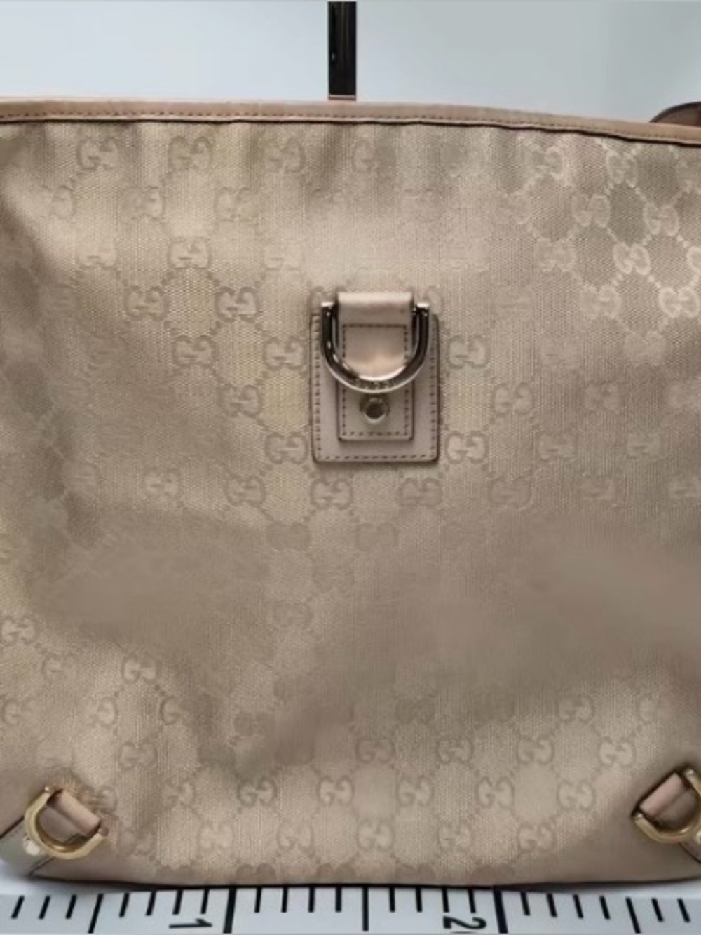 Gucci Light blush Monogram Canvas Tote